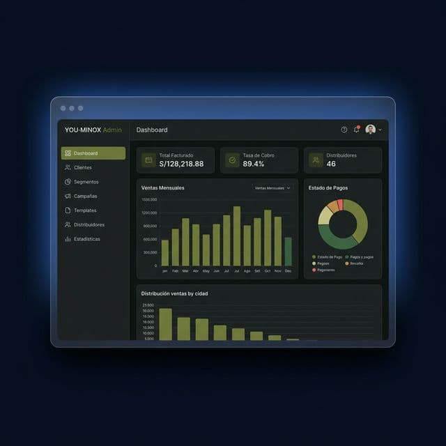 You Minox - Panel Admin Ecommerce + Email Marketing